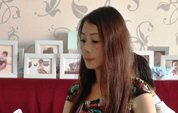 Hoa hậu quý bà Trương Thị Tuyết Nga lúc bị bắt giữ, cuối tháng 4-2013