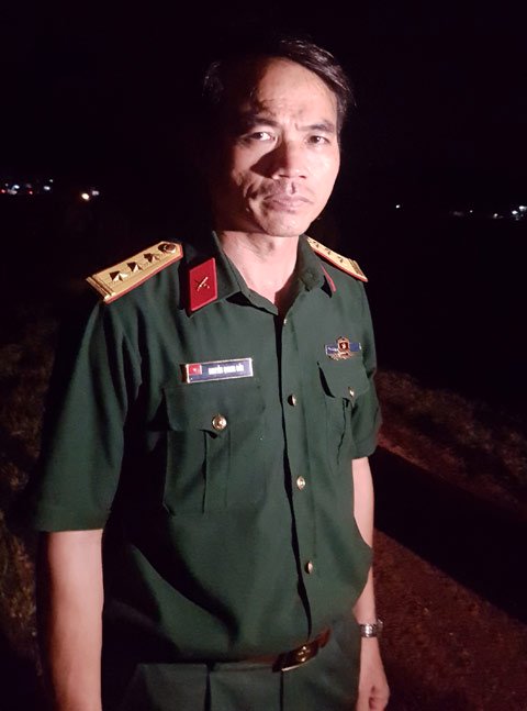 Chỉ huy trưởng BCH Quân sự huyện Sóc Sơn Nguyễn Quang Đấu 
