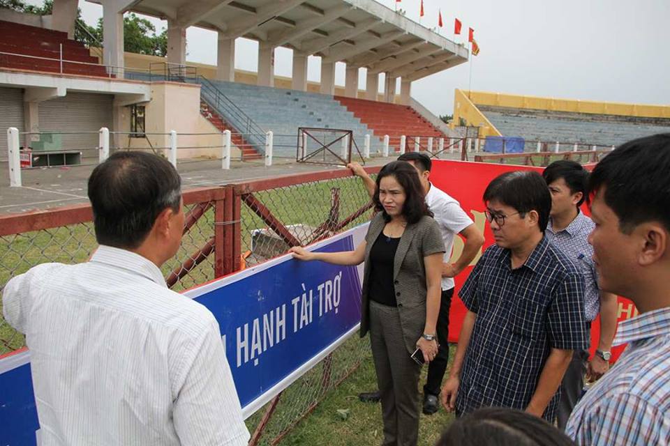 Bộ VH-TT&DL kiểm tra sân vận động Đồ Sơn, nơi diễn ra lễ hội