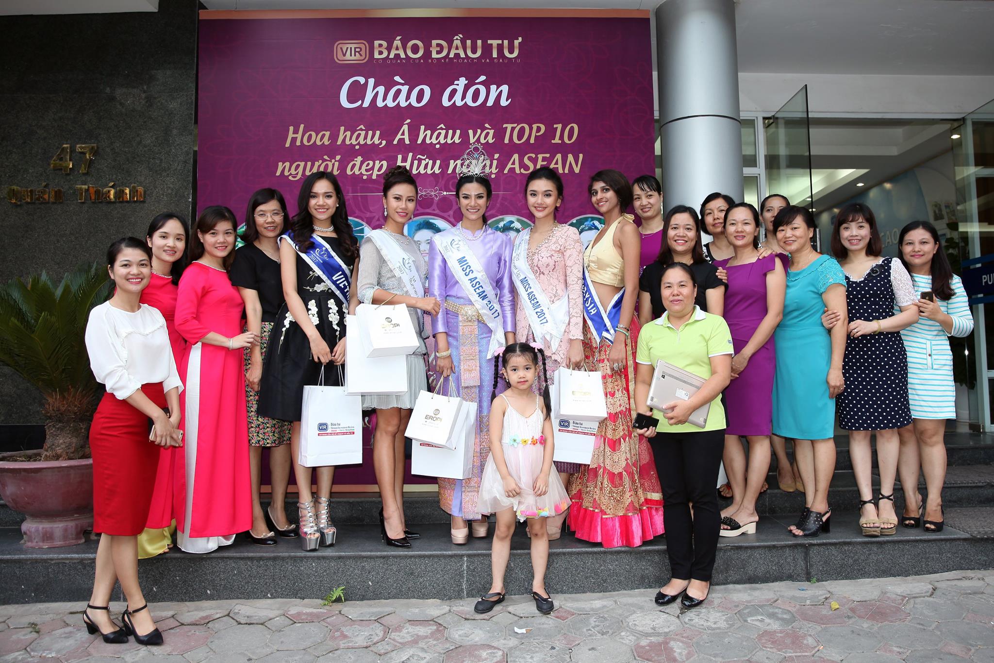   Cuộc thi Hoa hậu Hữu nghị ASEAN 2017 - Miss ASEAN Friendship 2017 lần đầu tiên tổ chức tại Việt Nam nhận được sự cho phép của Bộ Văn hoá, Thể thao và Du lịch, tỉnh Phú Yên đăng cai và Báo Đầu tư/VIR, Timeout bảo trợ truyền thông, cùng sự đồng hành của các đơn vị truyền thông hàng đầu như Báo Công An Đà Nẵng, Đài truyền hình Việt Nam và Tạp chí Thời Trang Trẻ
