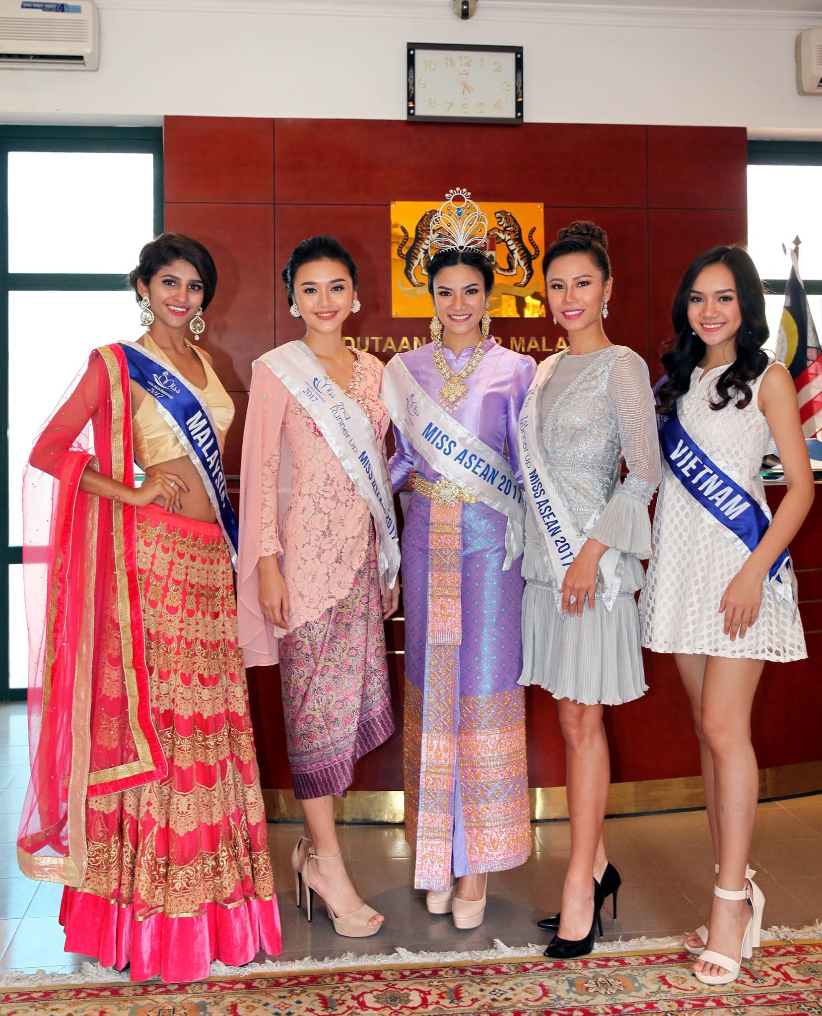 Hoa hậu, Á hậu và Top 10 Miss ASEAN Frendship 2017 