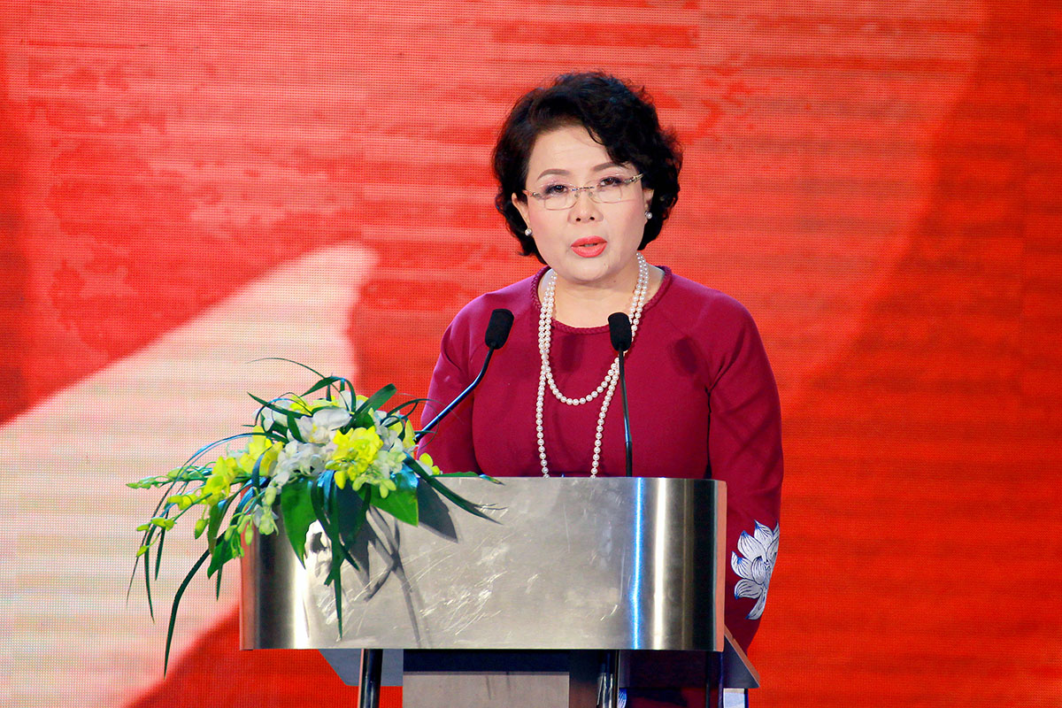 Phát biểu khai mạc lễ trao giải, bà Nguyễn Thị Tuyết Minh