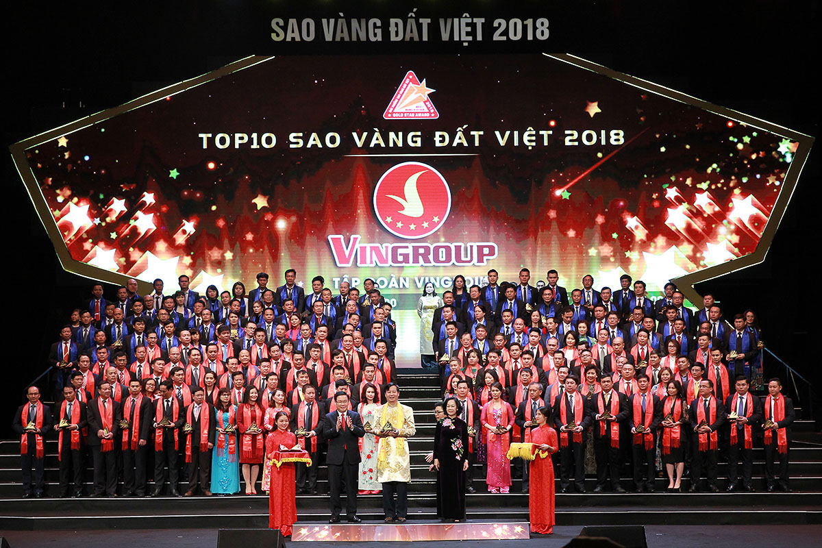 Vingroup: 2 lần top 10 SVĐV, gồm năm 2018, 2015