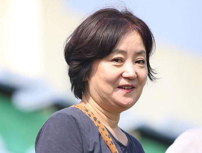 Bà xã Choi Sang-a của HLV Park.
