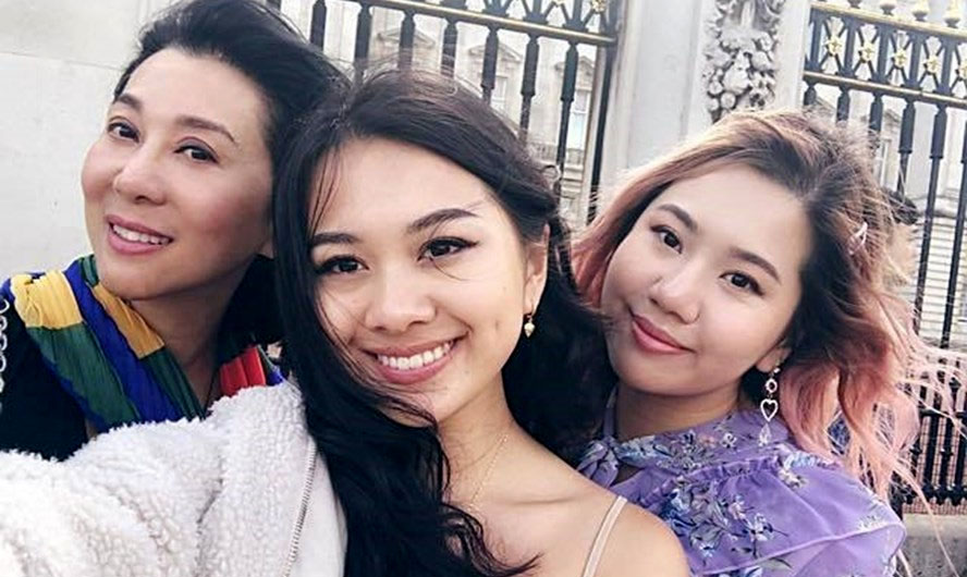 MC Nguyễn Cao Kỳ Duyên và 2 cô con gái xinh đẹp giỏi giang