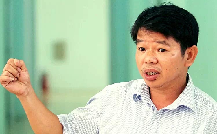 Ông Nguyễn Văn Tốn - Tổng giám đốc công ty CP kinh doanh nước sạch sông Đà. Ảnh: Võ Hải.