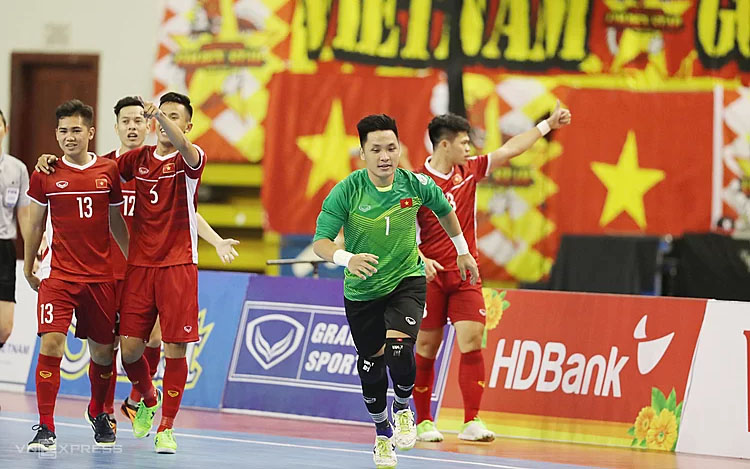 Việt Nam lần đầu tiên thắng Australia ở cấp độ futsal. Ảnh: Đức Đồng.