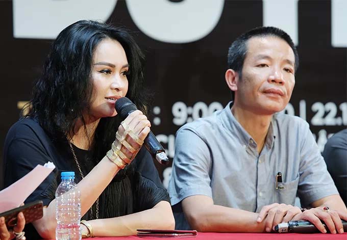 Thanh Lam và nhạc sĩ Nguyễn Vĩnh Tiến.