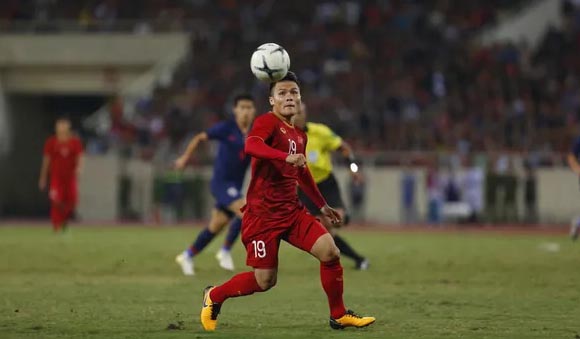 Quang Hải là một trong những cầu thủ của đội U22 Việt Nam được các đối thủ quan tâm nhất trước thềm SEA Games (ảnh: Gia Hưng)