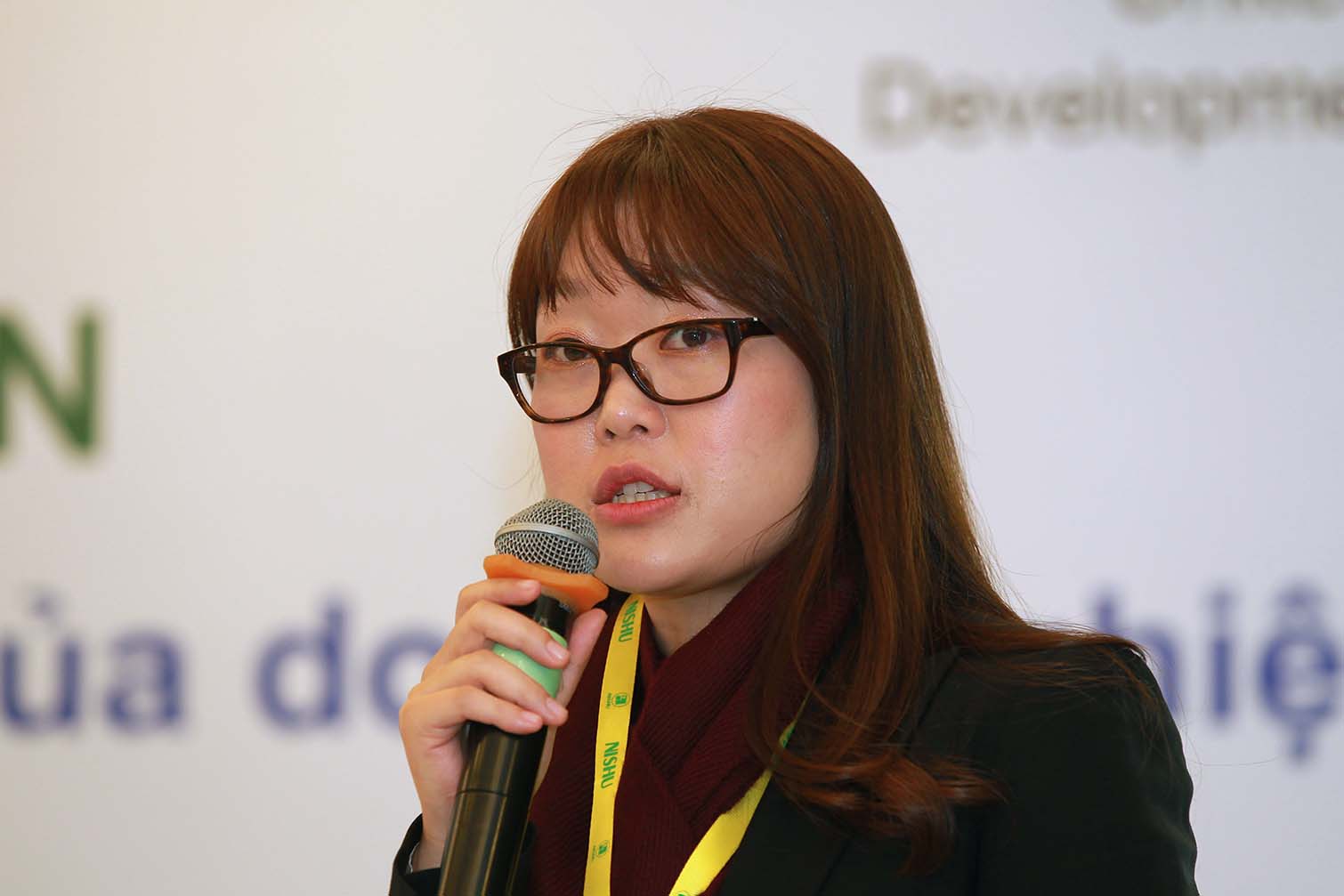 bà Sojin Jung - Chuyên gia hợp tác tư nhân về biến đổi khí hậu, UNDP Việt Nam 