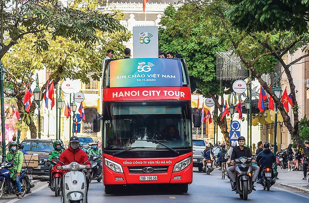 Hà Nội là một trong những địa phương được các nhà mạng triển khai thử nghiệm thương mại 5G sớm nhất trên cả nước 	nh: đ.thanh