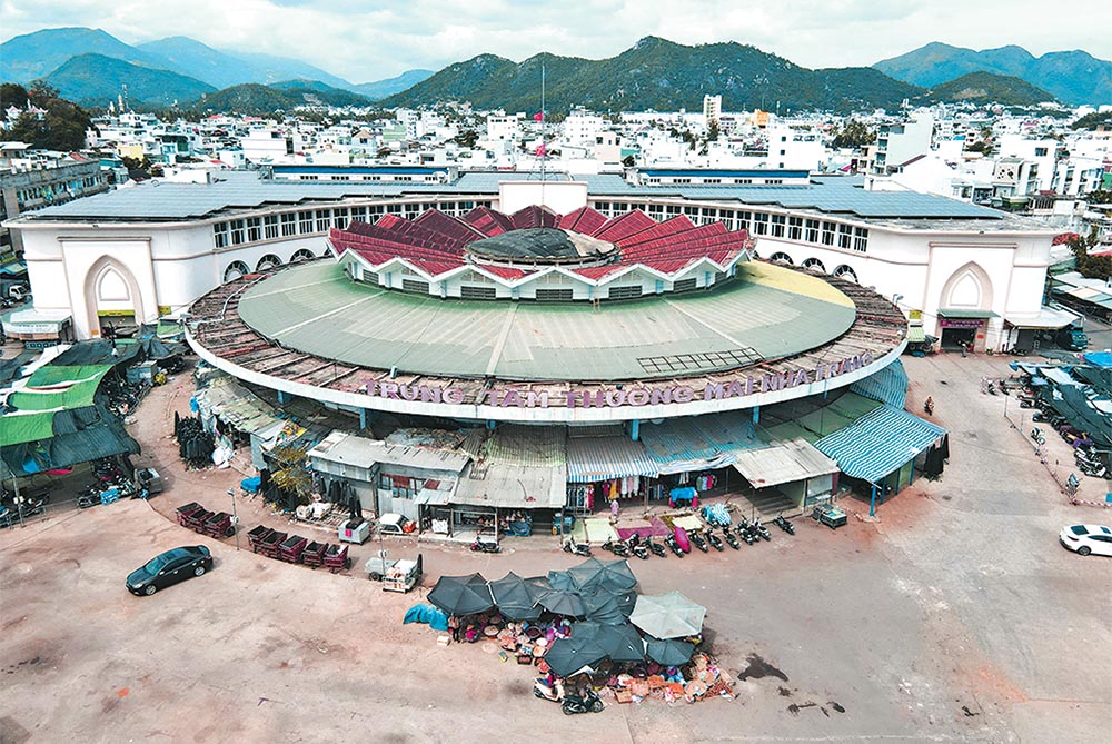 Chợ Đầm tròn tại Nha Trang với thiết kế hình tròn đặc trưng