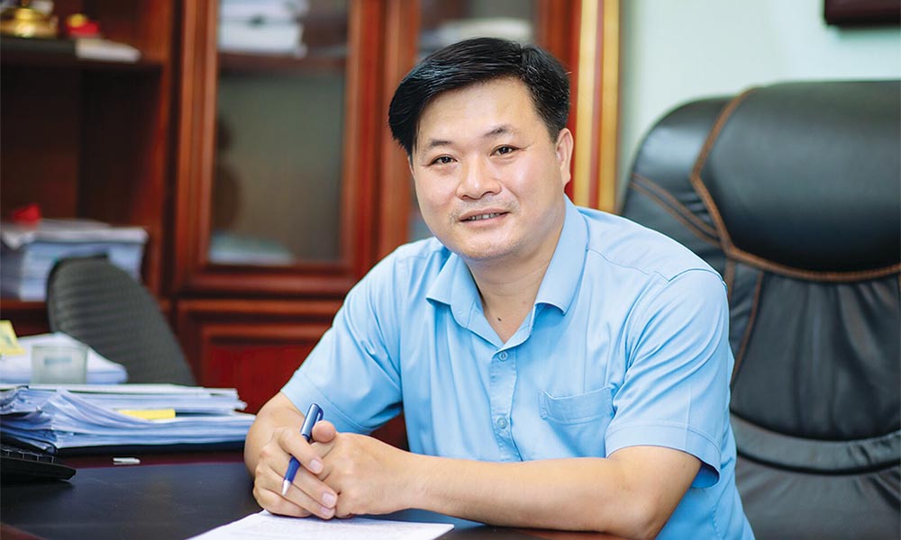 Ông Lê Mạnh Tuyến, Phó chủ tịch thường trực UBND thị xã Quảng Yên