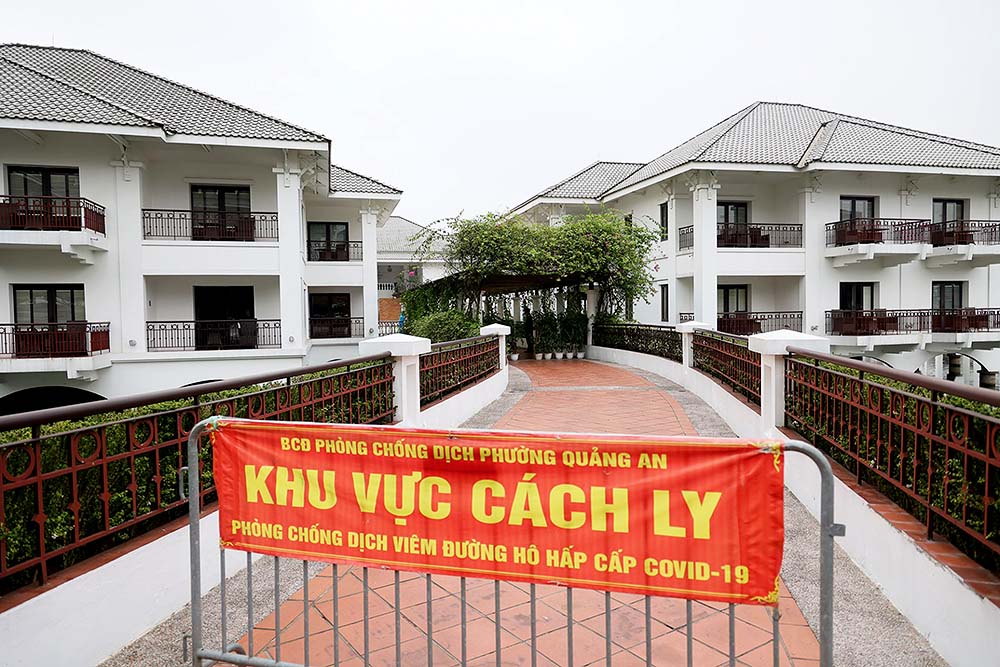 Không có khách lưu trú, nhiều khách sạn tại Hà Nội được sử dụng làm khu cách ly tập trung để phòng, chống Covid-19 	ảnh: h.hạ