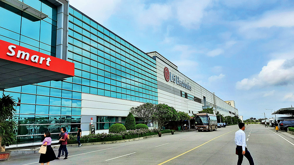 Tập đoàn LG đã đầu tư gần 6 tỷ USD vào Hải Phòng   	Ảnh: Thanh Tân