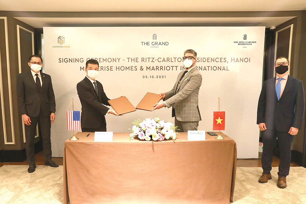 Masterise Homes và Marriott International ký thỏa thuận mang căn hộ hàng hiệu Ritz-Carlton đến Hà Nội   
