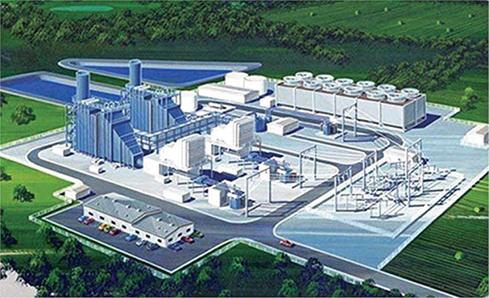 Mô hình Nhà máy Điện khí LNG Bạc Liêu