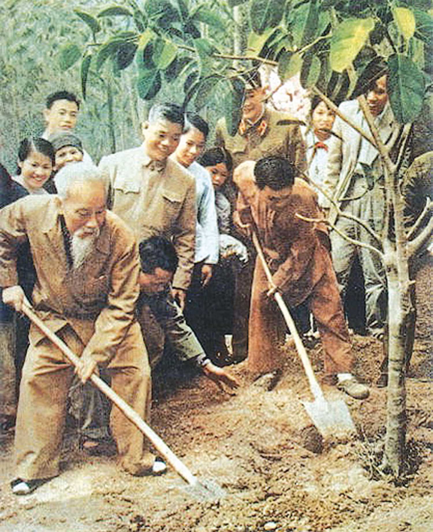 Trong tư tưởng của Chủ tịch Hồ Chí Minh, trồng cây và “trồng người” đều là vì lợi ích của quốc gia, vì lợi ích dân tộc