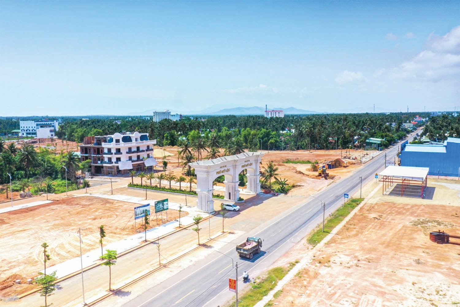 Một Dự án khu đô thị mới tại Thị xã Hoài Nhơn 	ảnh: phước bình