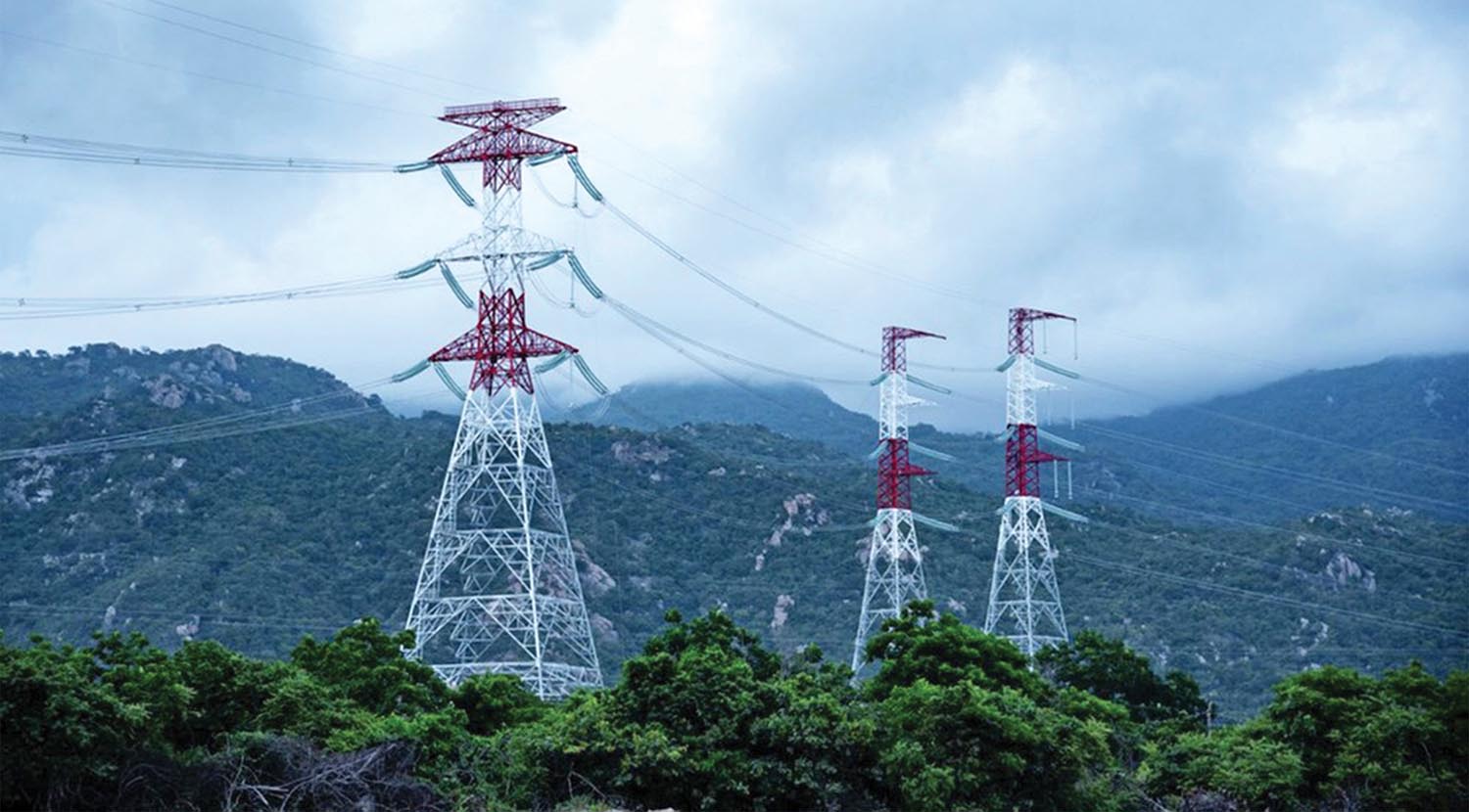 Hệ thống truyền tải điện do Trungnam Group đầu tư