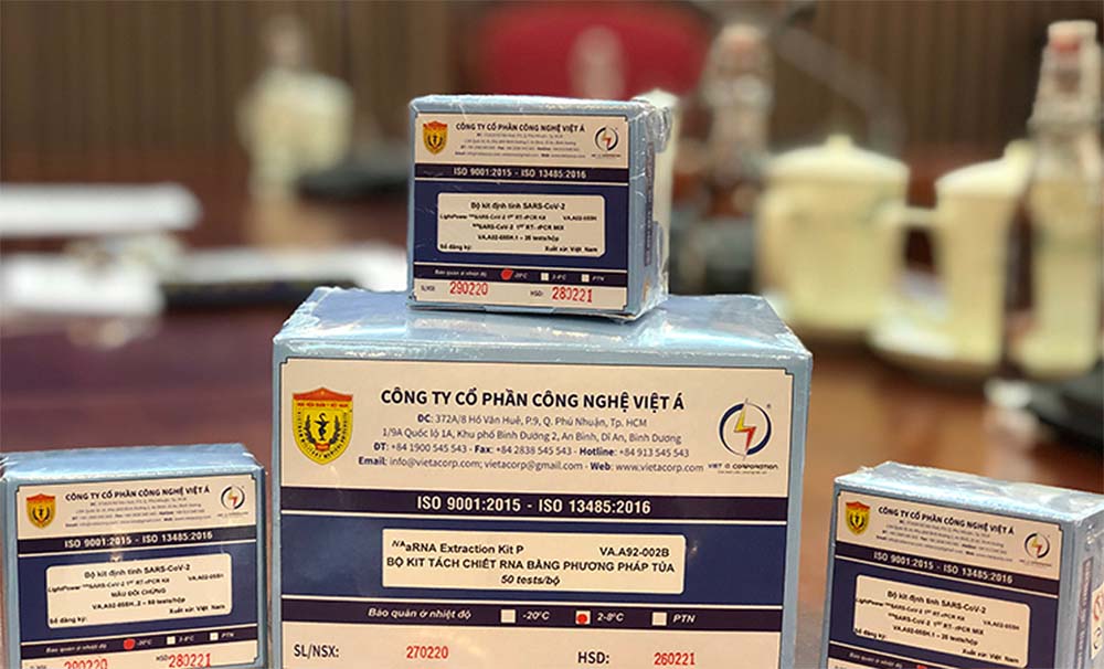 Kit test PCR Công ty Việt Á đang bị nghi vấn nguyên liệu nhập từ Trung Quốc
