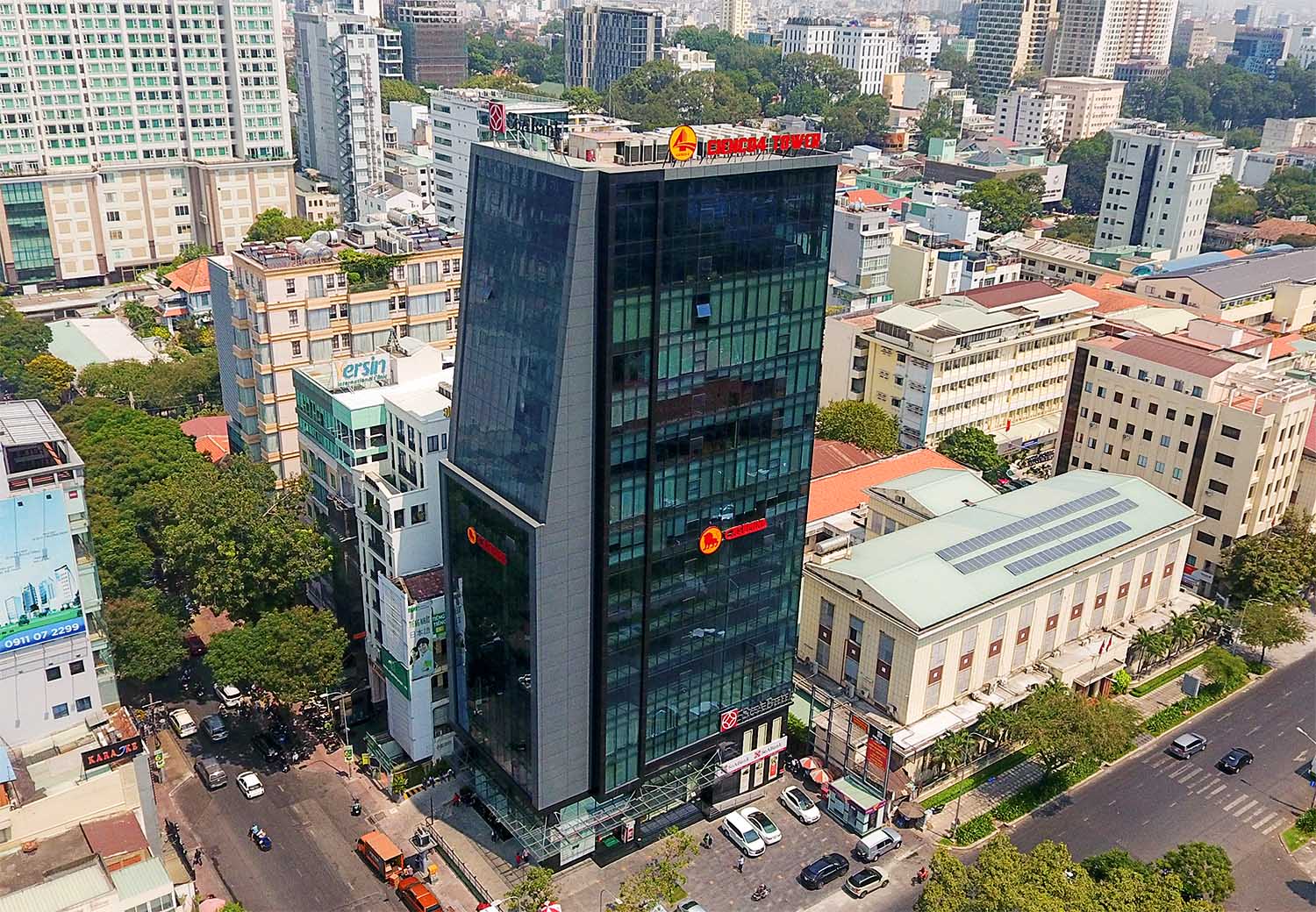 Tòa nhà cao ốc văn phòng cho thuê tại 180 - Minh Khai, TP.HCM của CIENCO4 