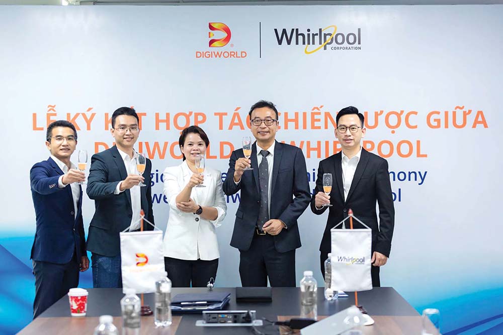 Digiworld ký kết hợp tác với Whirlpool nhằm mở ra cơ hội tăng trưởng mới