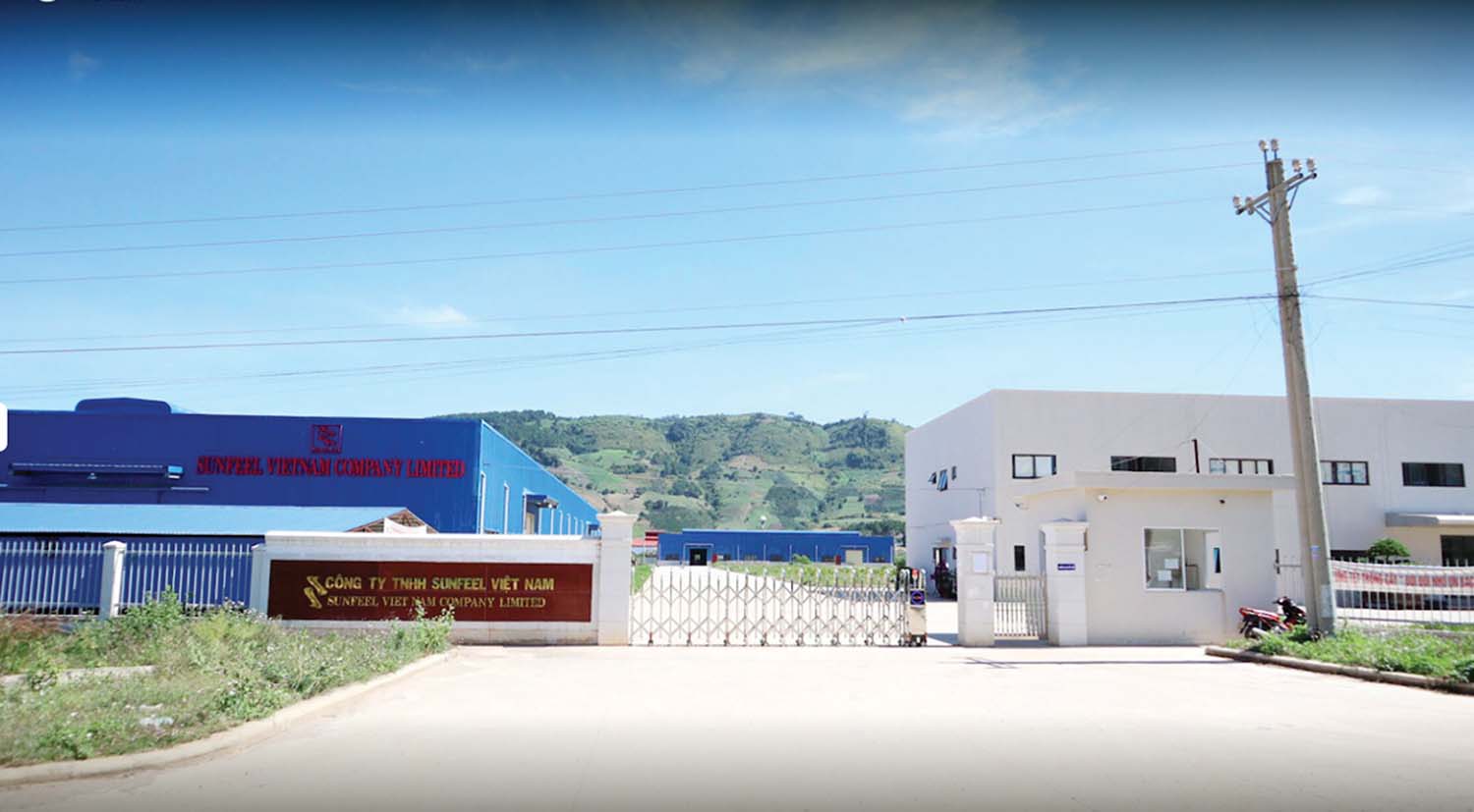Nhà máy của Công ty TNHH Sunfeel Việt Nam	ảnh: d.n