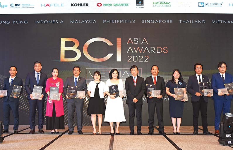 BCI Central 獎勵 10 位投資者和 10 家最佳建築公司