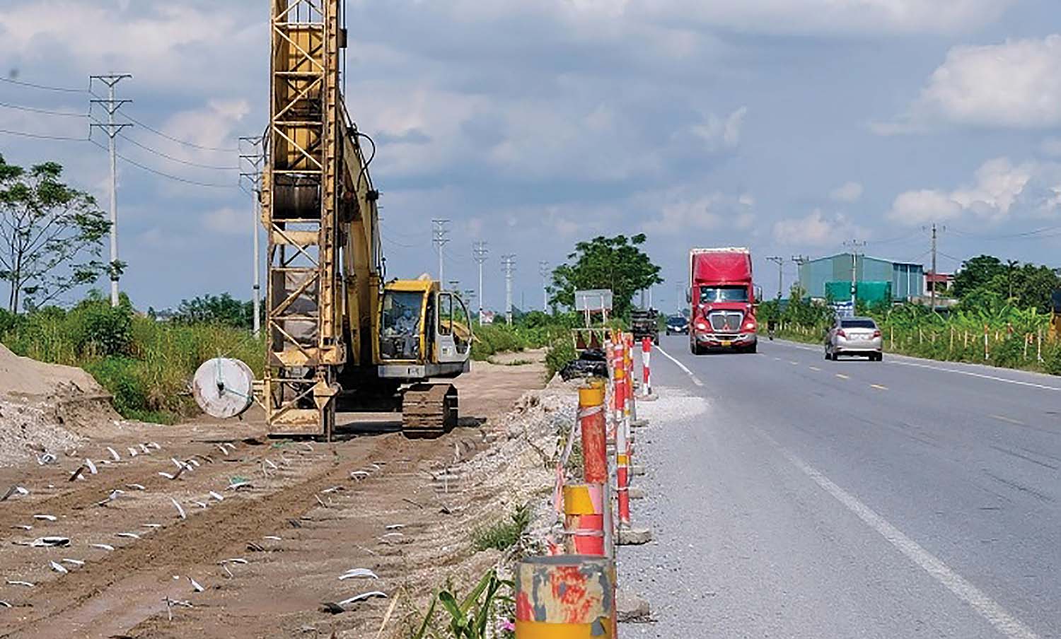 Thi công Dự án thành phần II, giai đoạn II, đoạn qua tỉnh Hà Nam	 ảnh: nguyễn trọng tài