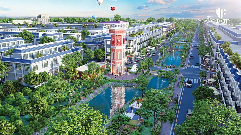 Quảng trường Hà Lan tại Dự án The Diamond City do Thắng Lợi Group triển khai