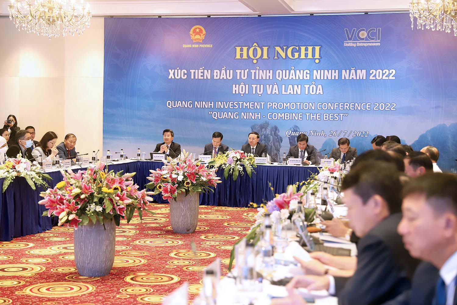 Công tác xúc tiến đầu tư của tỉnh Quảng Ninh ngày càng được đổi mới để nâng cao hiệu quả. Trong ảnh: Hội nghị Xúc tiến đầu tư tỉnh Quảng Ninh năm 2022  Ảnh: Thu Lê