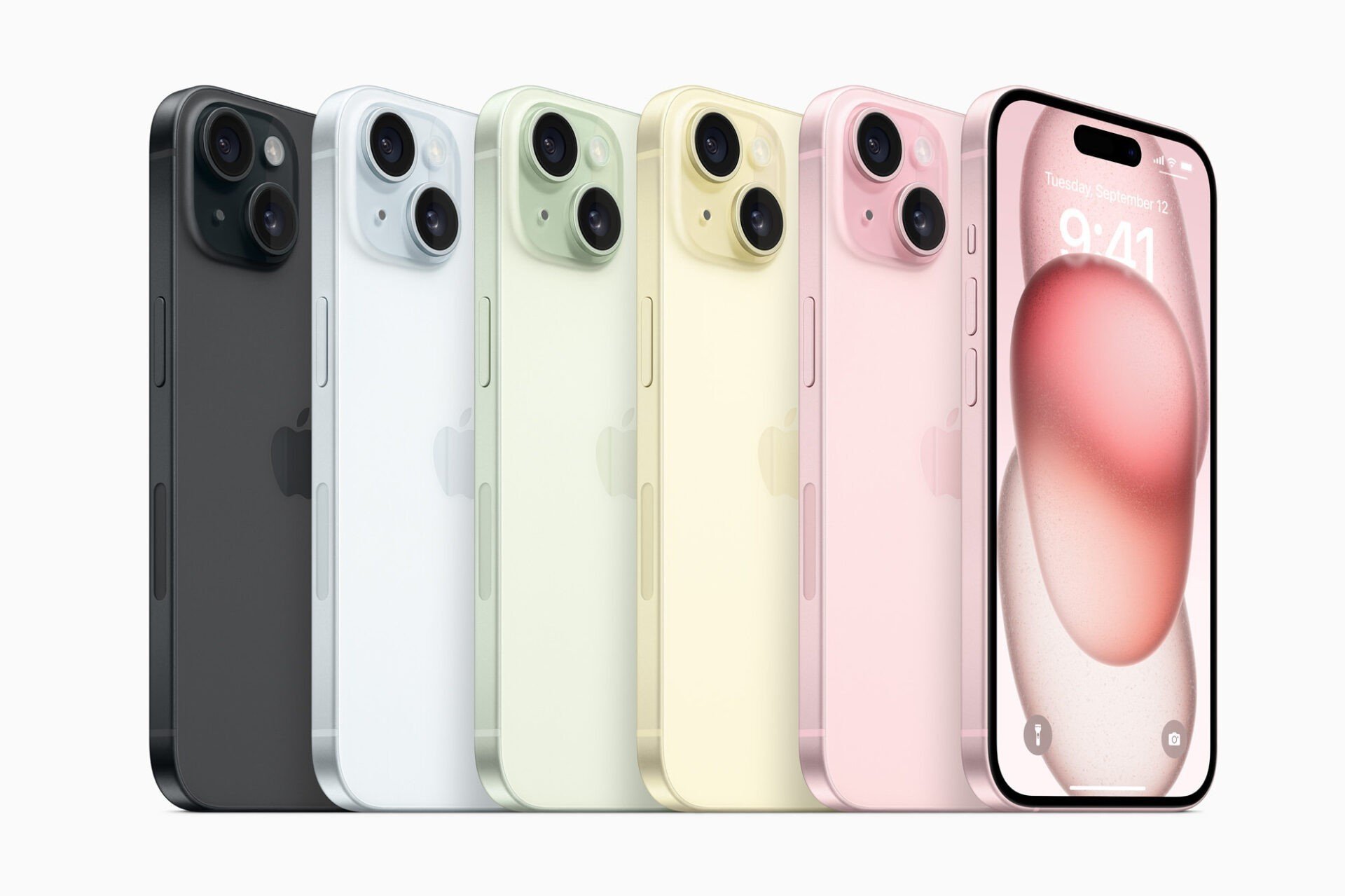 Apple vẫn chỉ trang bị hai ống kính camera trên các mẫu iPhone 15. Ảnh: Apple