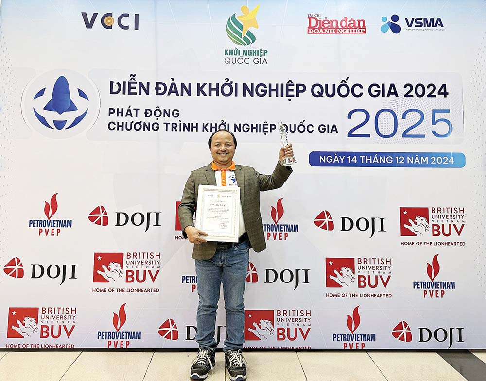 CEO Đỗ Quý Sự đoạt giải Ba tại Cuộc thi khởi nghiệp quốc gia năm 2024 với Dự án 5Sao (FiveSS)