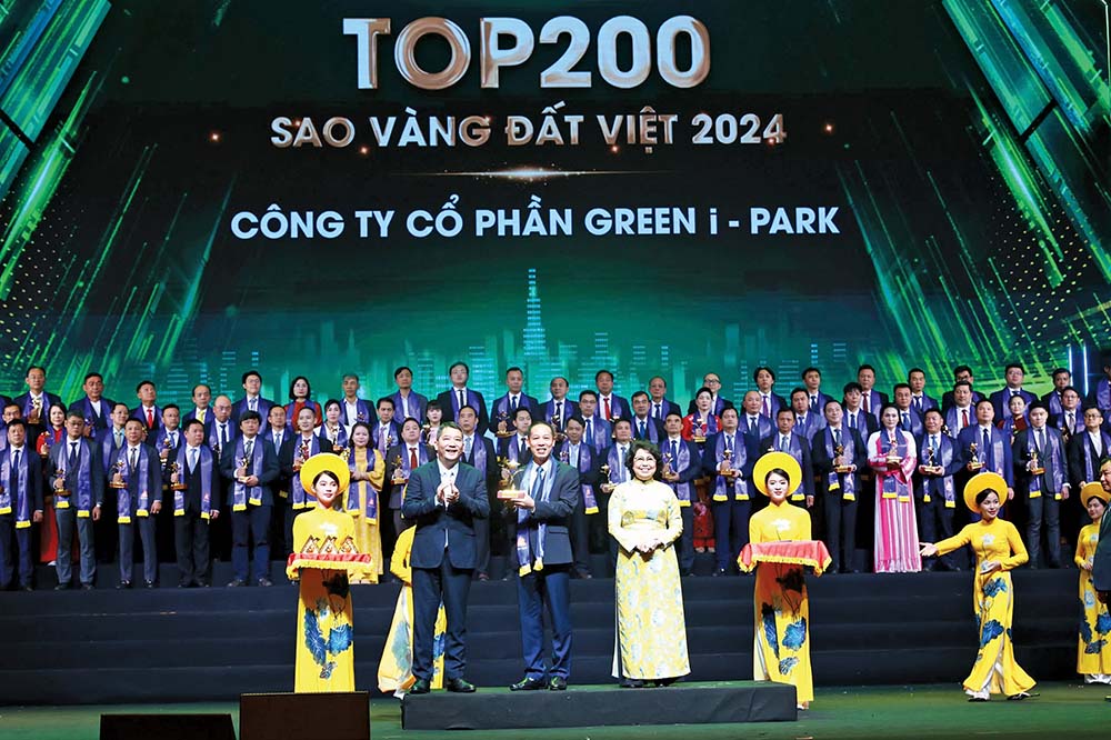 Công ty cổ phần Green i-Park vinh dự được nhận Giải thưởng Sao Vàng đất Việt năm 2024