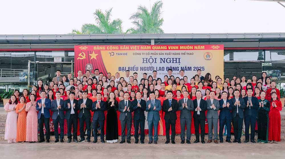 Tại Hội nghị đại biểu người lao động và tổng kết năm 2024, triển khai kế hoạch năm 2025, Ban lãnh đạo cùng tập thể người lao động Công ty Tân Đệ đặt mục tiêu phấn đấu tăng trưởng 10% trở lên 