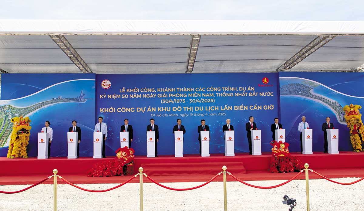 Lễ khởi công Dự án Khu đô thị du lịch lấn biển Cần Giờ