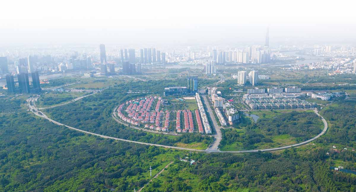 Toàn cảnh Thủ Thiêm ngày nay