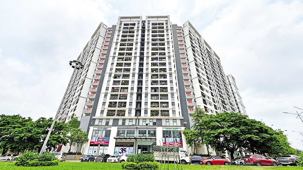 Nhà ở xã hội thắp lên hy vọng an cư cho người thu nhập thấp. Trong ảnh: Nhà ở xã hội Hope Residences 	(Ảnh: Trương Thanh) 