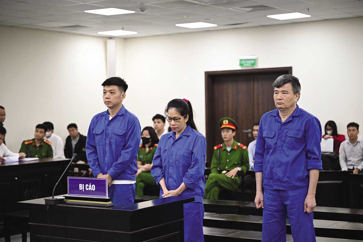 Các bị cáo trong vụ án “Đưa, nhận hối lộ và vi phạm quy định về quản lý, sử dụng tài sản nhà nước gây thất thoát, lãng phí”