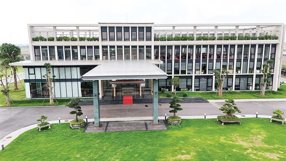 Trụ sở xanh, sạch, đẹp, thân thiện với môi trường của Công ty cổ phần Green i-Park tại Khu công nghiệp Liên Hà Thái