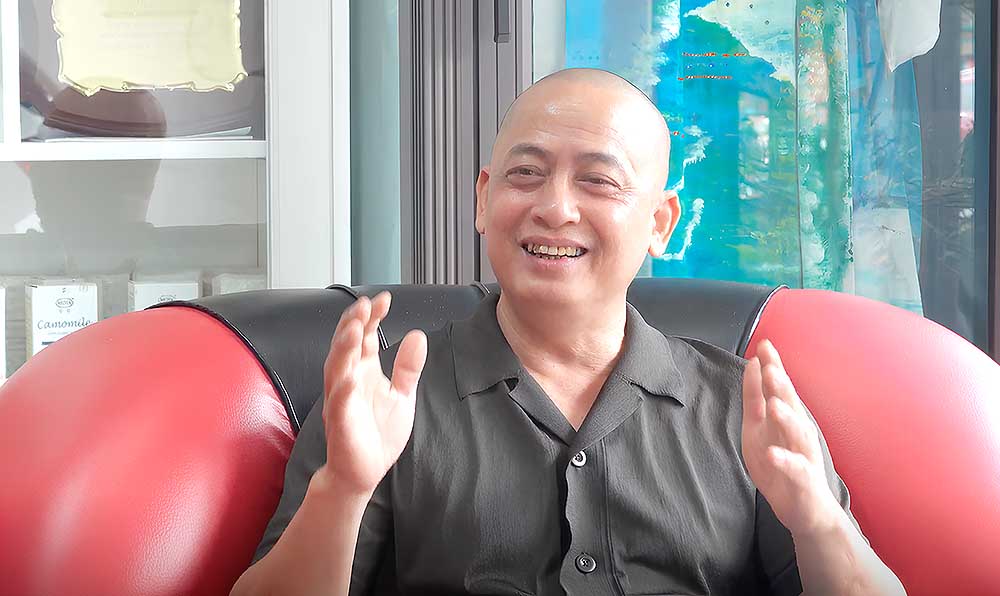 Anh Nguyễn Văn Thống (phường Bắc Giang, tỉnh Bắc Ninh) chia sẻ kế hoạch chăn nuôi theo mô hình hiện đại trong tương lai