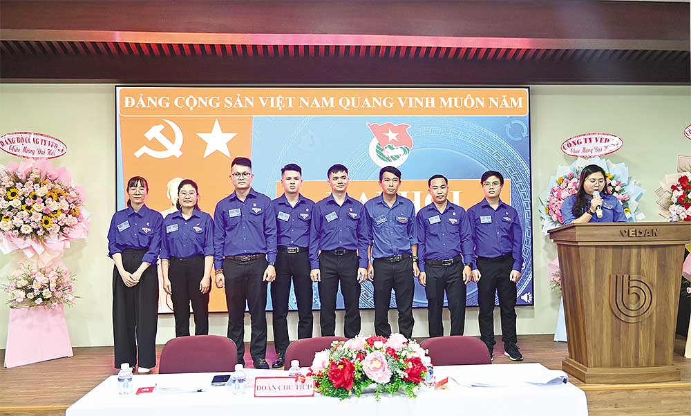 Ban Chấp hành Đoàn cơ sở Công ty Vedan khóa I, nhiệm kỳ 2025-2030 ra mắt Đại hội
