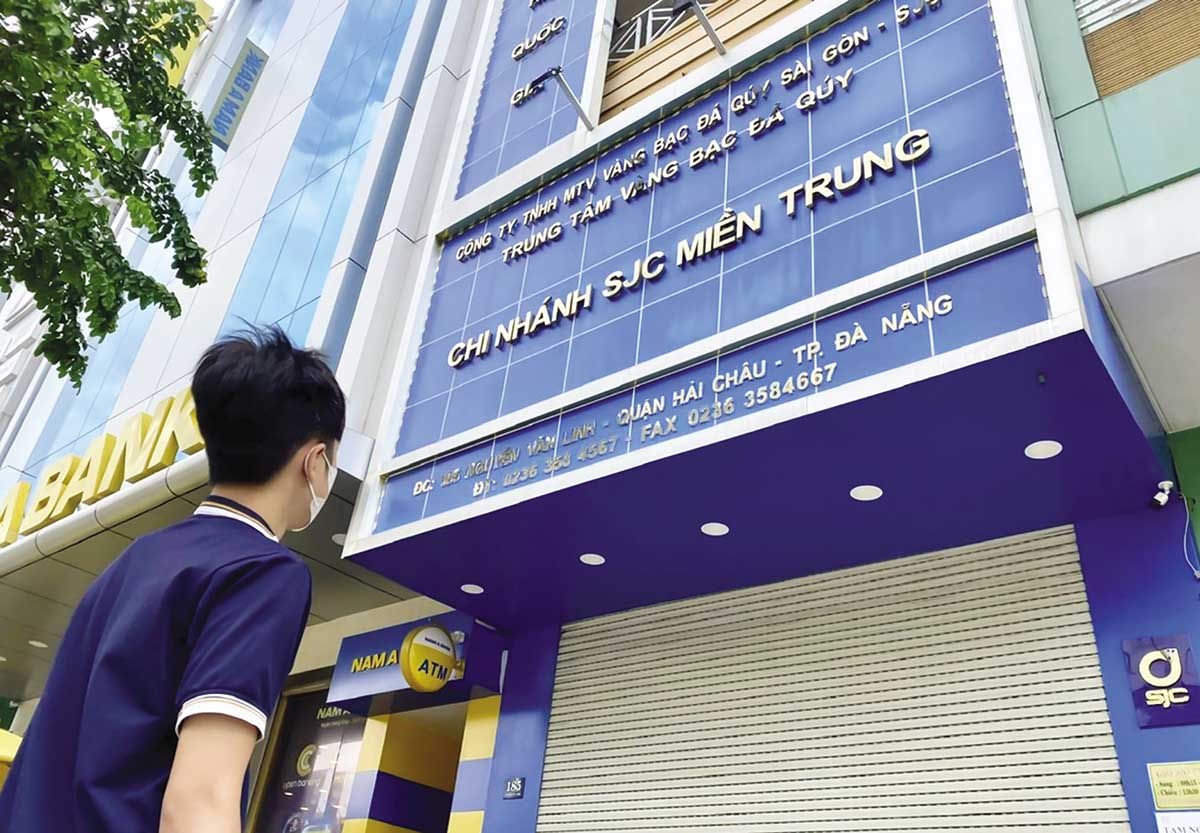 Chi nhánh miền Trung của Công ty SJC (Ảnh: Trường Trung)