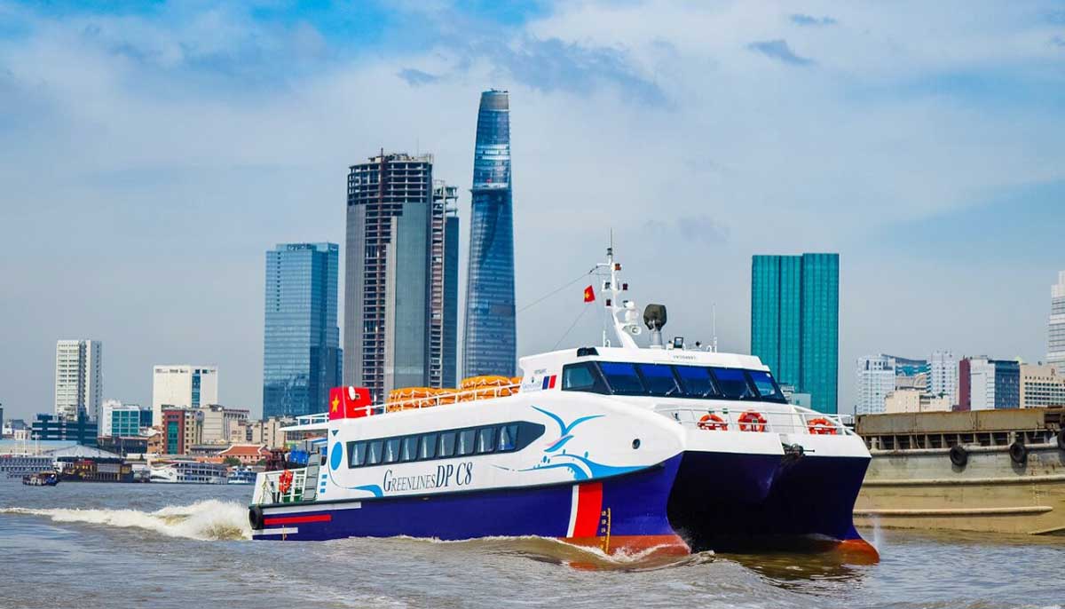 Tàu cao tốc chở khách tuyến Vũng Tàu - TP.HCM 	(Ảnh: Lê Toàn)	