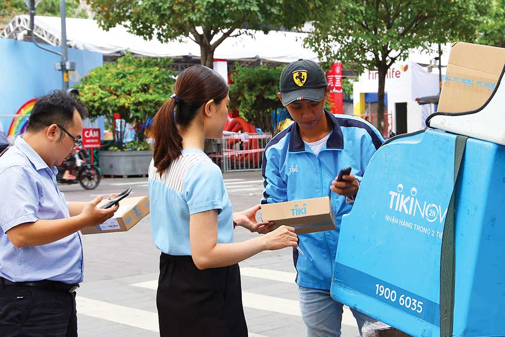 Quy mô thị trường thương mại điện tử chiếm tới 2/3 giá trị kinh tế số của cả nước (Ảnh: Lê Toàn)