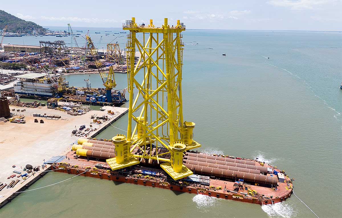  Chân đế trạm biến áp ngoài khơi Dự án TPC