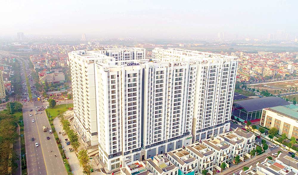 Nguồn cung nhà ở xã hội chưa đáp ứng nhu cầu, nên giá bất động sản sẽ khó hạ. Trong ảnh: Nhà ở xã hội Hope Residences
