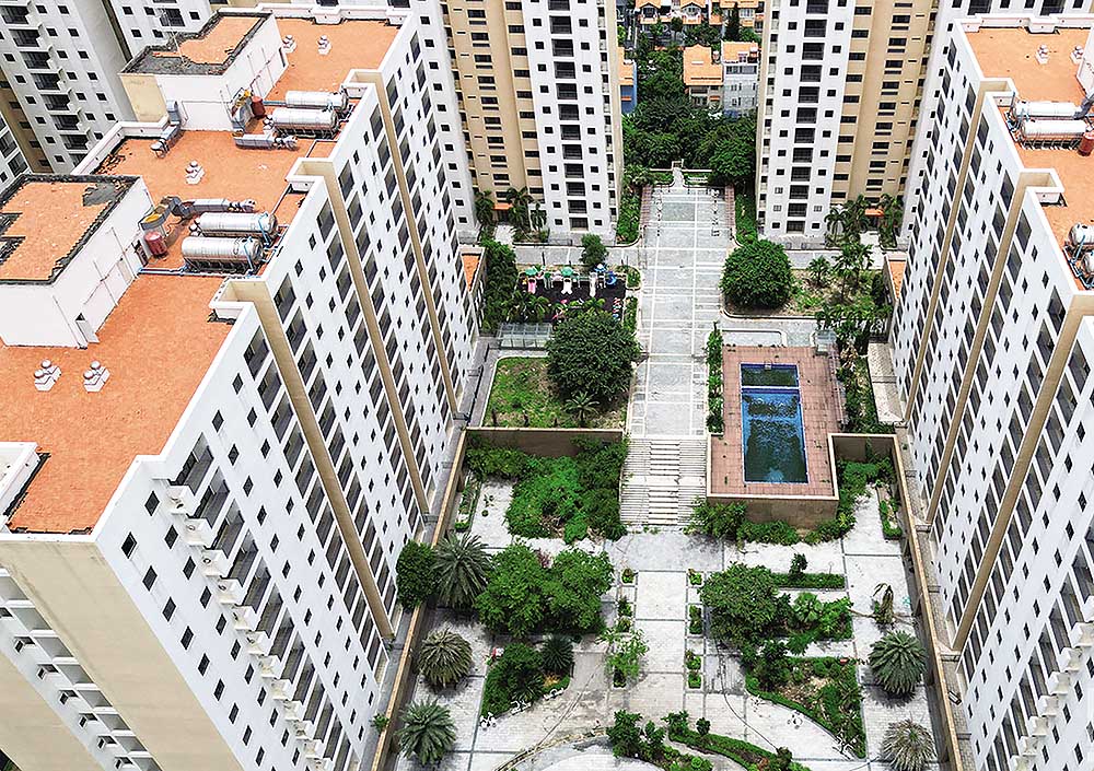 Khu tái định cư Bình Khánh nhiều căn hộ vẫn bỏ trống	