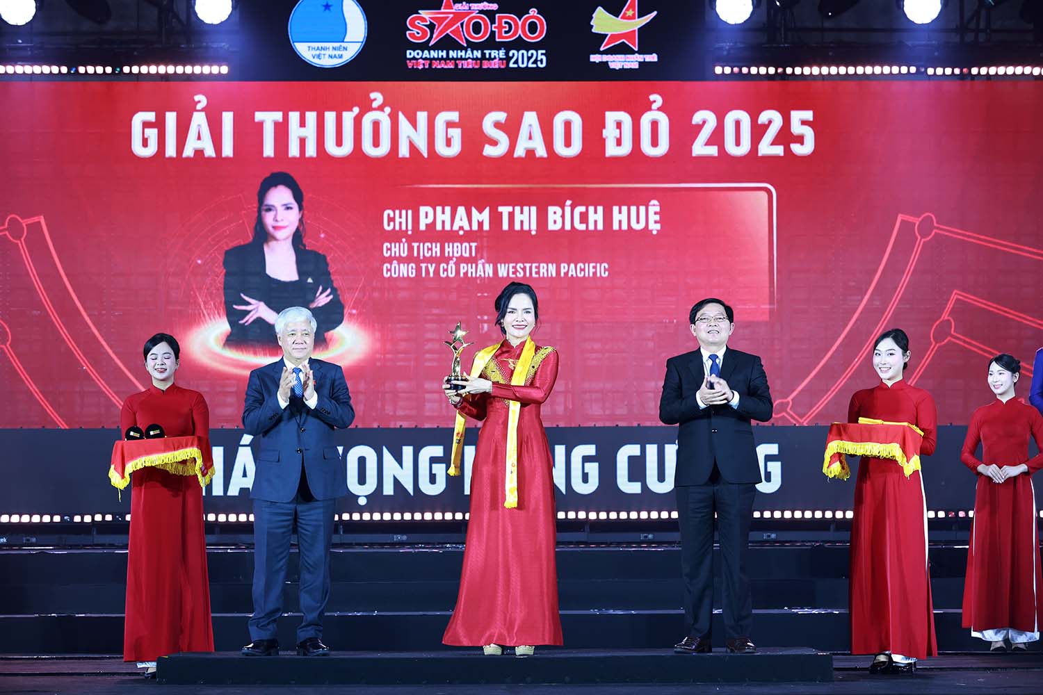 Chị Phạm Thị Bích Huệ, Chủ tịch HĐQT Công ty Cổ phần Western Pacific